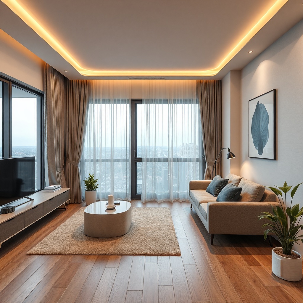 Modern bir apartman dairesinde