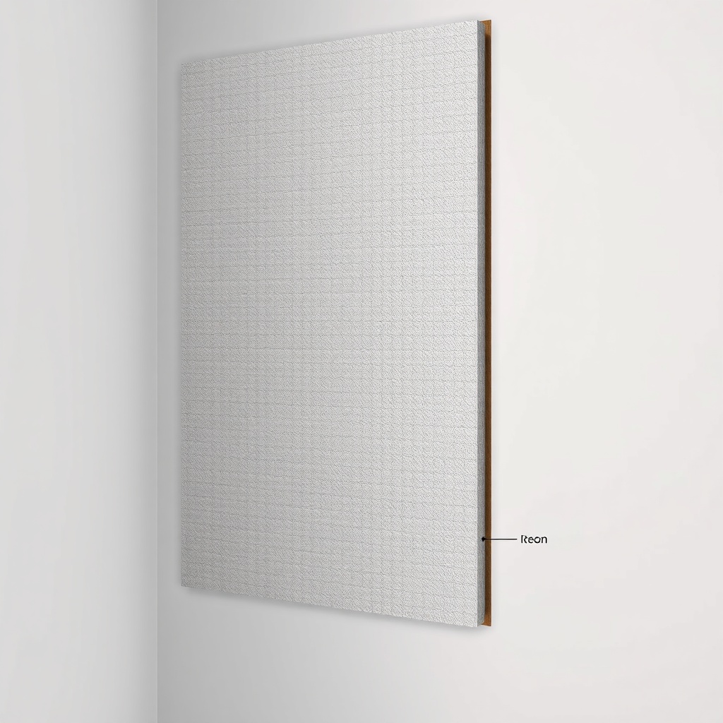<A photorealistic photo of İzocam Camyünü panels installed in a wall cavity